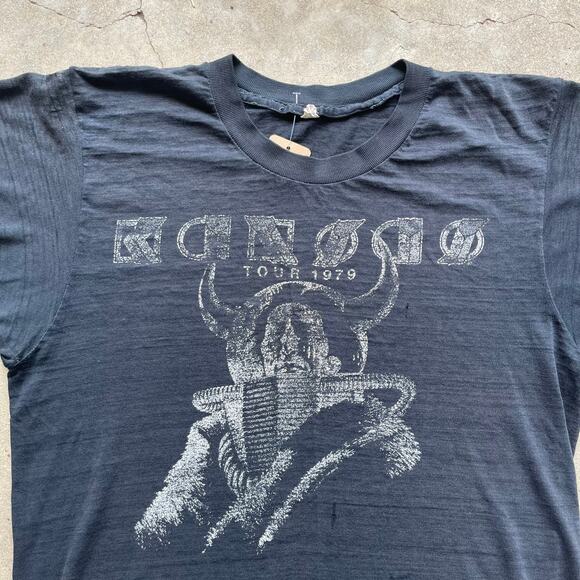 Vintage 1979 Kansas Tour T-Shirt Medium - Picture 3 of 10